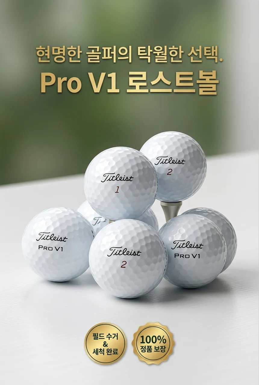 타이틀 리스트 VX1 로스트볼 - 가치 제안