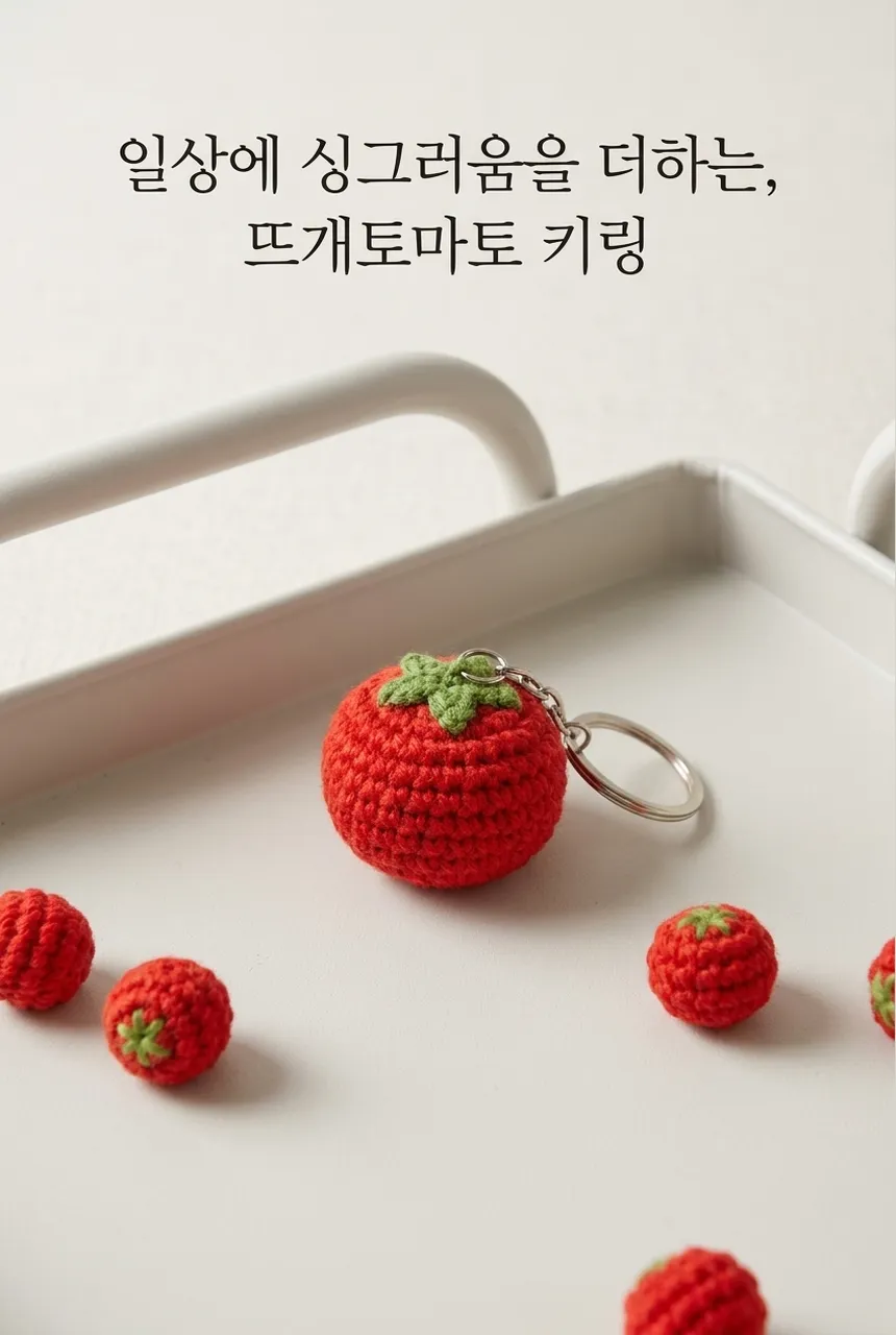 뜨개토마토키링 - 히어로