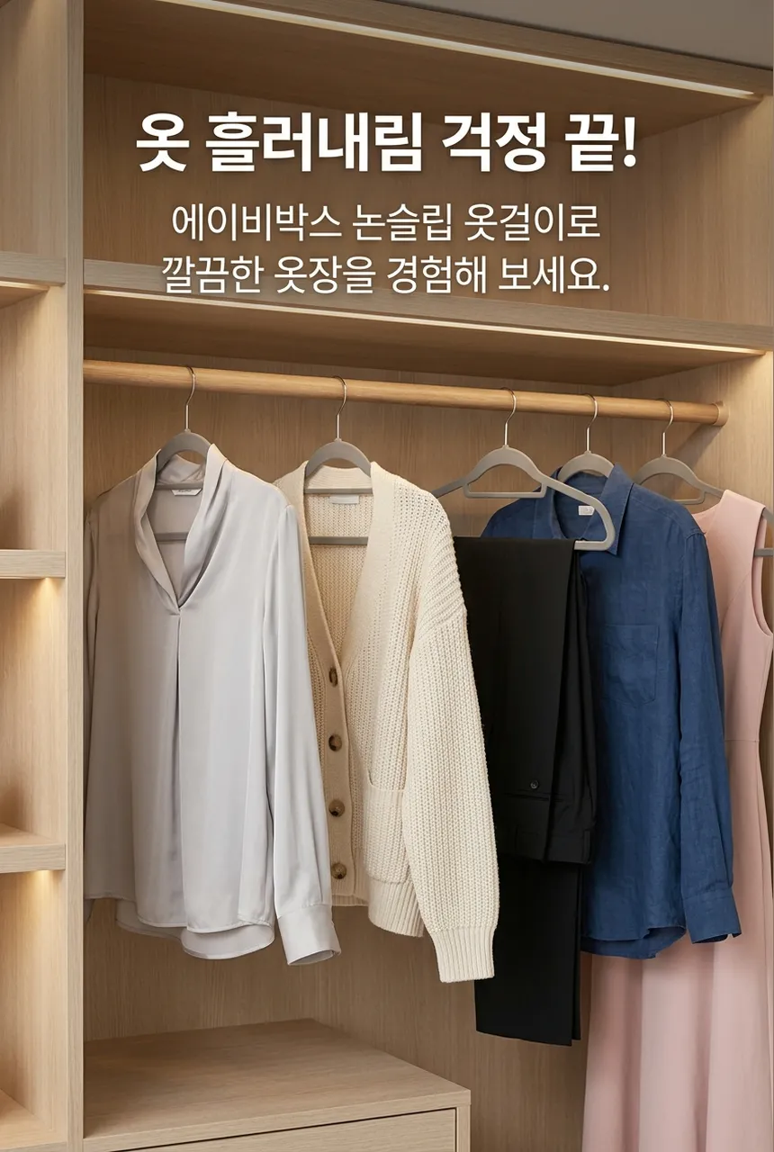 에이비박스 논슬립 옷걸이 - 히어로