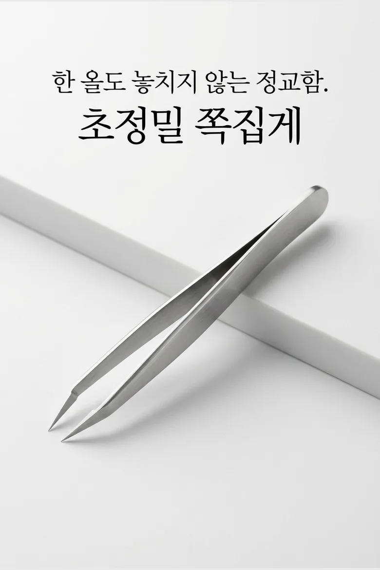 초정밀 쪽집게 공개 제작 결과